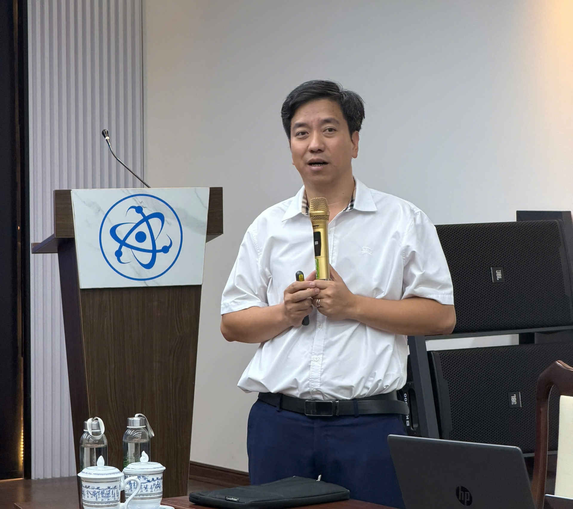 PGS.TS. Trương Ngọc Kiểm phát biểu tại buổi Hội nghị